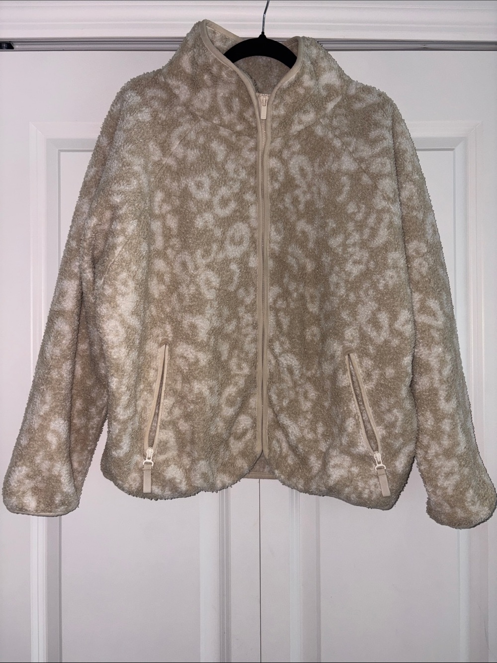 All in Motion Women's Sherpa Cropped Jacket Size M - Picture 3 of 17